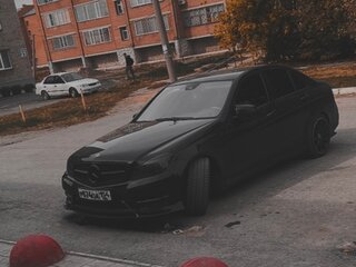 2012 Mercedes-Benz C-Класс 180 BlueEFFICIENCY III (W204) Рестайлинг, чёрный, 1300000 рублей, вид 2