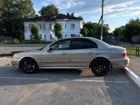 2006 Hyundai Sonata ТагАЗ IV (EF) Рестайлинг, бежевый, 280000 рублей - вид 3