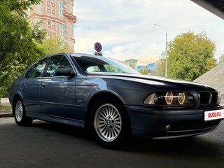 2001 BMW 5 серии 525i IV (E39) Рестайлинг, голубой, 1450000 рублей, вид 4