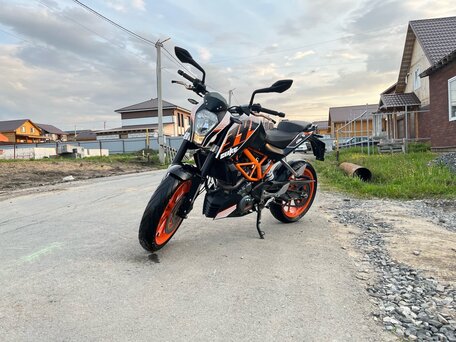 2016 KTM 390 Duke, белый, 355000 рублей, вид 1