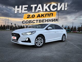 2019 Hyundai Sonata VII (LF) Рестайлинг, белый, 1590000 рублей, вид 1