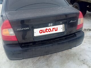 2006 Hyundai Accent ТагАЗ II, чёрный, 450000 рублей, вид 5