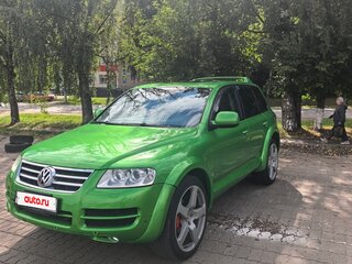 2006 Volkswagen Touareg I, зелёный, 1277777 рублей, вид 1