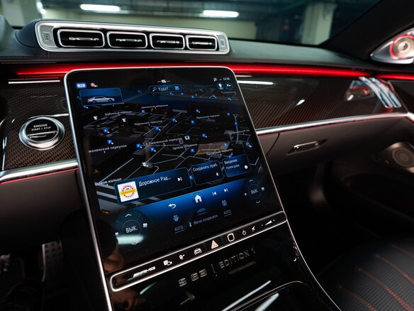 2024 Mercedes-Benz S-Класс AMG 63 e AMG Long IV (W223), серый - вид 23