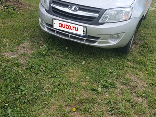 2012 Lada (ВАЗ) Granta I, серебристый, 465000 рублей, вид 2