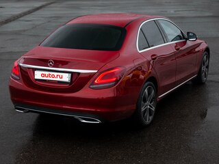 2020 Mercedes-Benz C-Класс 200 d IV (W205) Рестайлинг, красный, 2690000 рублей, вид 3