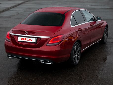 2020 Mercedes-Benz C-Класс 200 d IV (W205) Рестайлинг, красный, 2750000 рублей, вид 3