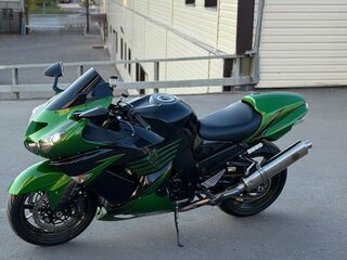2007 Kawasaki ZZR 1400, зелёный, 615000 рублей, вид 2