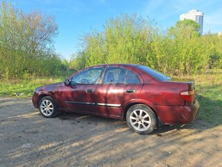 2005 Nissan Almera II (N16) Рестайлинг, красный, 350000 рублей, вид 4