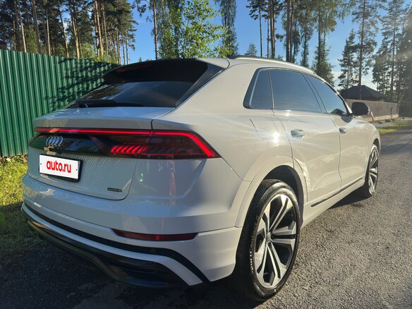 2019 Audi Q8 50 TDI I (4M), белый, 5950000 рублей - вид 6