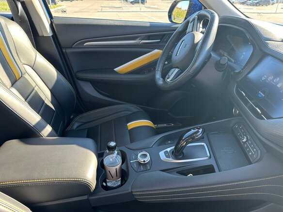 2021 Haval F7x I, синий - вид 27