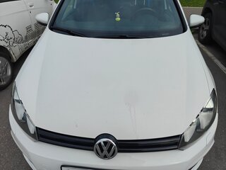 2012 Volkswagen Golf VI, белый, 950000 рублей, вид 3