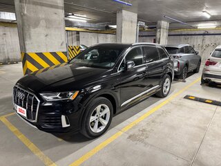 2020 Audi Q7 45 TFSI II (4M) Рестайлинг, чёрный, 5600000 рублей, вид 1