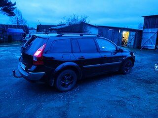 2007 Renault Megane II Рестайлинг, чёрный, 700000 рублей, вид 3