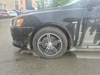 2008 Mitsubishi Lancer X, чёрный, 590000 рублей, вид 5