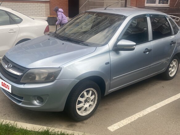2014 Lada (ВАЗ) Granta I, голубой, 450000 рублей