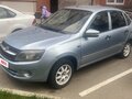 2014 Lada (ВАЗ) Granta I, голубой, 450000 рублей