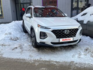 2019 Hyundai Santa Fe IV, белый, 2850000 рублей, вид 3
