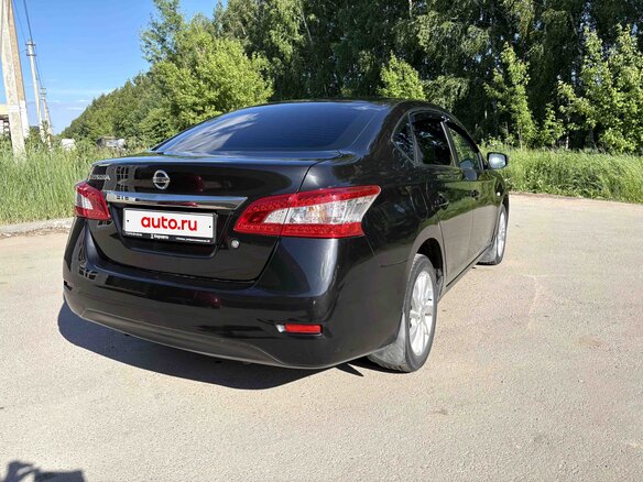 2014 Nissan Sentra VII (B17), чёрный - вид 2