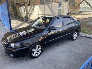 2008 Hyundai Accent ТагАЗ II, чёрный, 435000 рублей, вид 4
