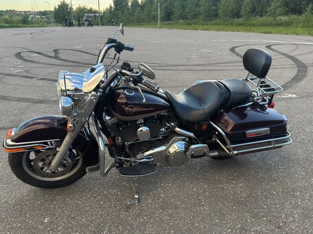 2007 Harley-Davidson Road King, пурпурный, 750000 рублей, вид 3
