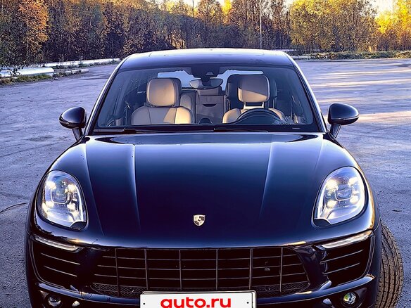 2017 Porsche Macan S Diesel I, синий, 4000000 рублей - вид 1
