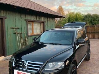 2006 Volkswagen Touareg I, чёрный, 990000 рублей, вид 2