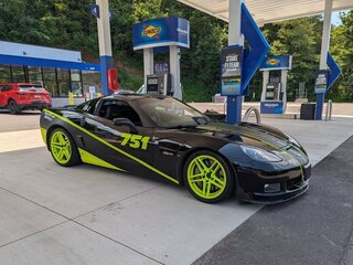 2007 Chevrolet Corvette Z06 C6, чёрный, 6000000 рублей, вид 3