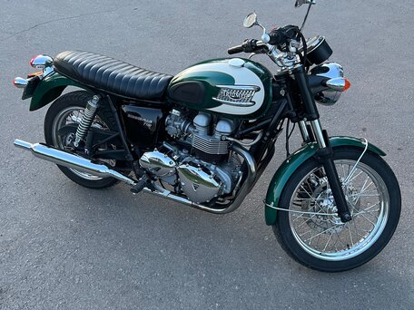 2007 Triumph Bonneville T100, зелёный, 550000 рублей, вид 1
