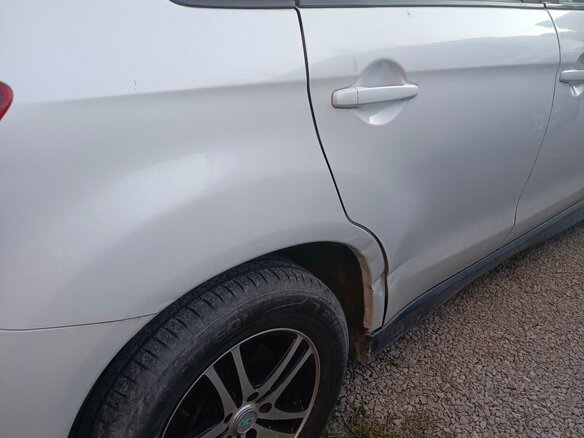 2014 Mitsubishi ASX I Рестайлинг, белый, 1150000 рублей - вид 5