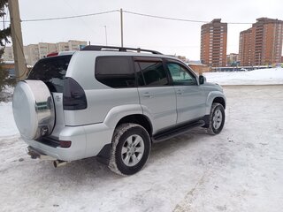 2003 Toyota Land Cruiser Prado 4-speed 120 Series, серебристый, 1800000 рублей, вид 4