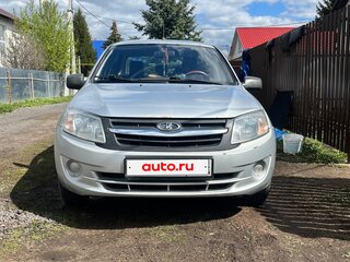 2013 Lada (ВАЗ) Granta I, серебристый, 330000 рублей, вид 2