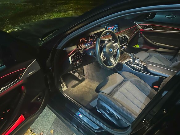 2017 BMW 5 серии 520d VII (G30/G31/G38), чёрный, 2990000 рублей - вид 8