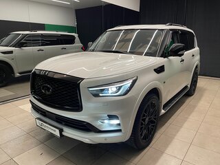 2018 Infiniti QX80 I Рестайлинг 2, белый, 4100000 рублей, вид 3