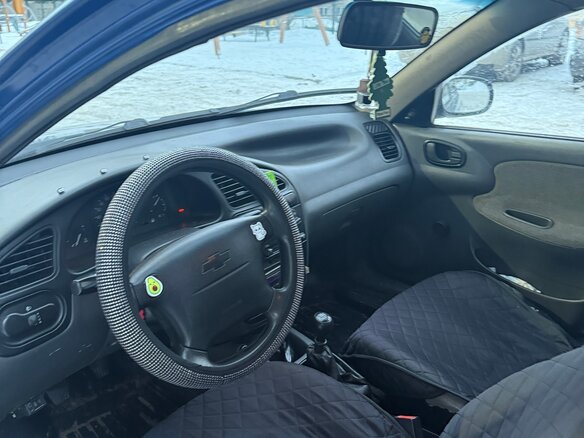 2005 Chevrolet Lanos I, синий, 90000 рублей - вид 4