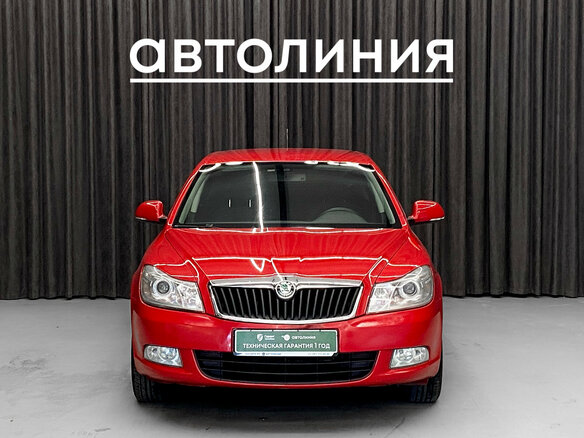 2012 Skoda Octavia II (A5) Рестайлинг, красный, 735000 рублей - вид 1