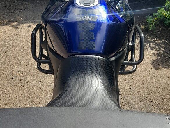 2004 Suzuki V-Strom 1000, синий, 560000 рублей - вид 5