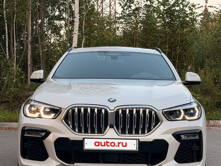 2021 BMW X6 40i III (G06), белый, 8300000 рублей, вид 3