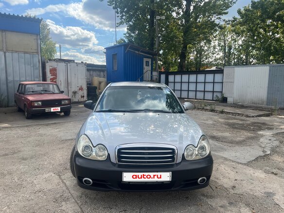 2006 Hyundai Sonata ТагАЗ IV (EF) Рестайлинг, серебристый