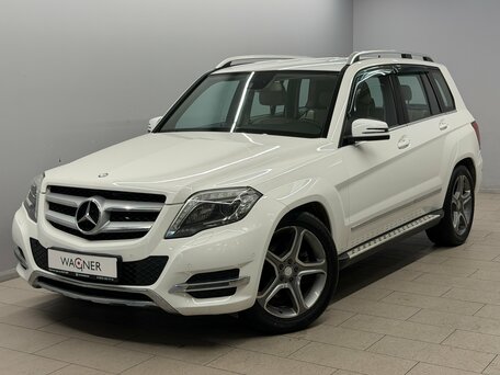 2013 Mercedes-Benz GLK-Класс 220 CDI I (X204) Рестайлинг, белый, 1525000 рублей, вид 1
