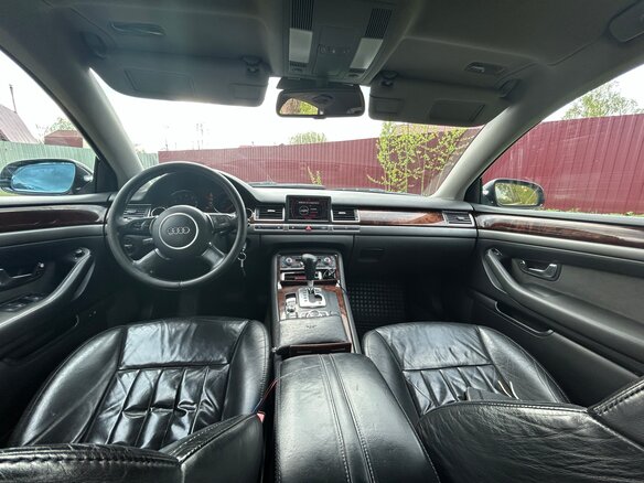 2004 Audi A8 II (D3), чёрный, 900000 рублей - вид 7