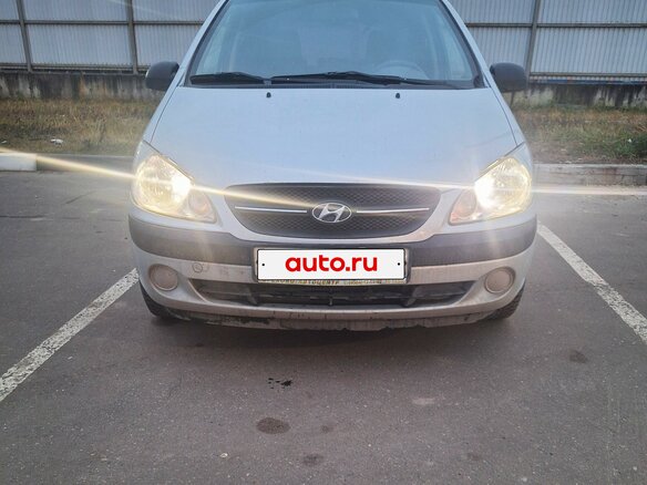 2010 Hyundai Getz I Рестайлинг, серебристый, 450000 рублей - вид 3