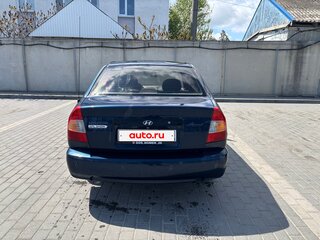2007 Hyundai Accent ТагАЗ II, синий, 500000 рублей, вид 4