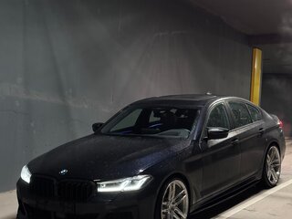 2021 BMW 5 серии 520i VII (G30/G31/G38) Рестайлинг, синий, 7150000 рублей, вид 4