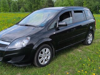 2012 Opel Zafira B Рестайлинг, чёрный, 850000 рублей, вид 2