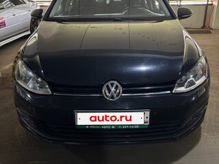2013 Volkswagen Golf VII, чёрный, 1300000 рублей, вид 2