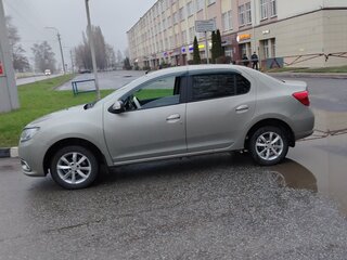 2014 Renault Logan II, бежевый, 740000 рублей, вид 4