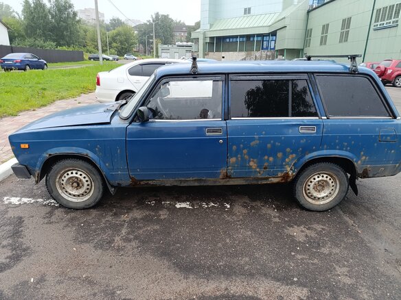 2002 Lada (ВАЗ) 2104 5-speed, синий - вид 3