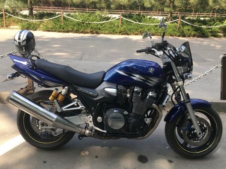 2008 Yamaha XJR1300, синий, 550000 рублей, вид 1