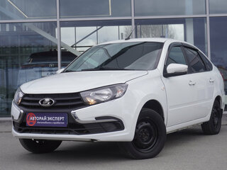 2021 Lada (ВАЗ) Granta I Рестайлинг, белый, 677000 рублей, вид 1
